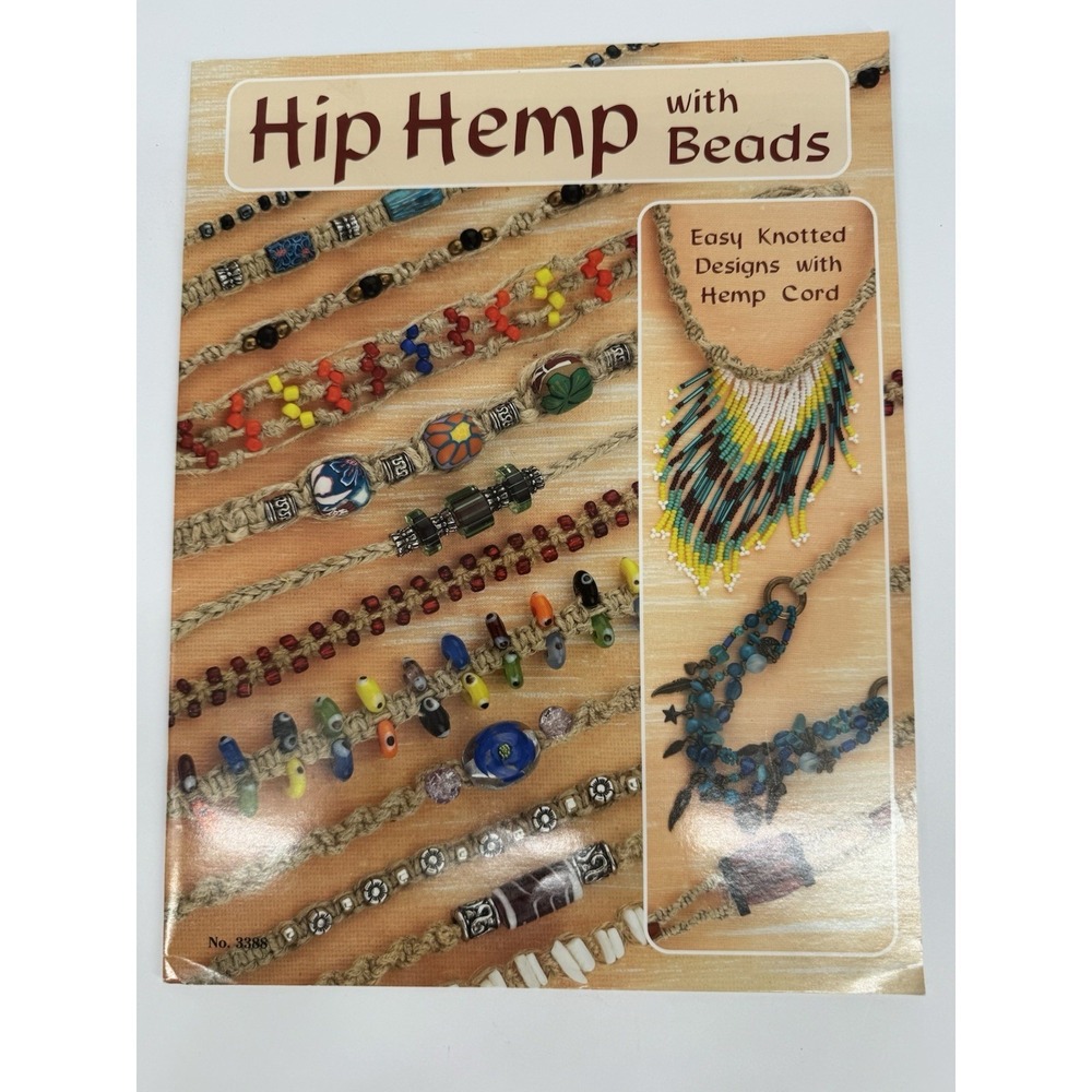 Hemp Jewelry Making Book Macrame Beading Patterns DIY Craft Guide